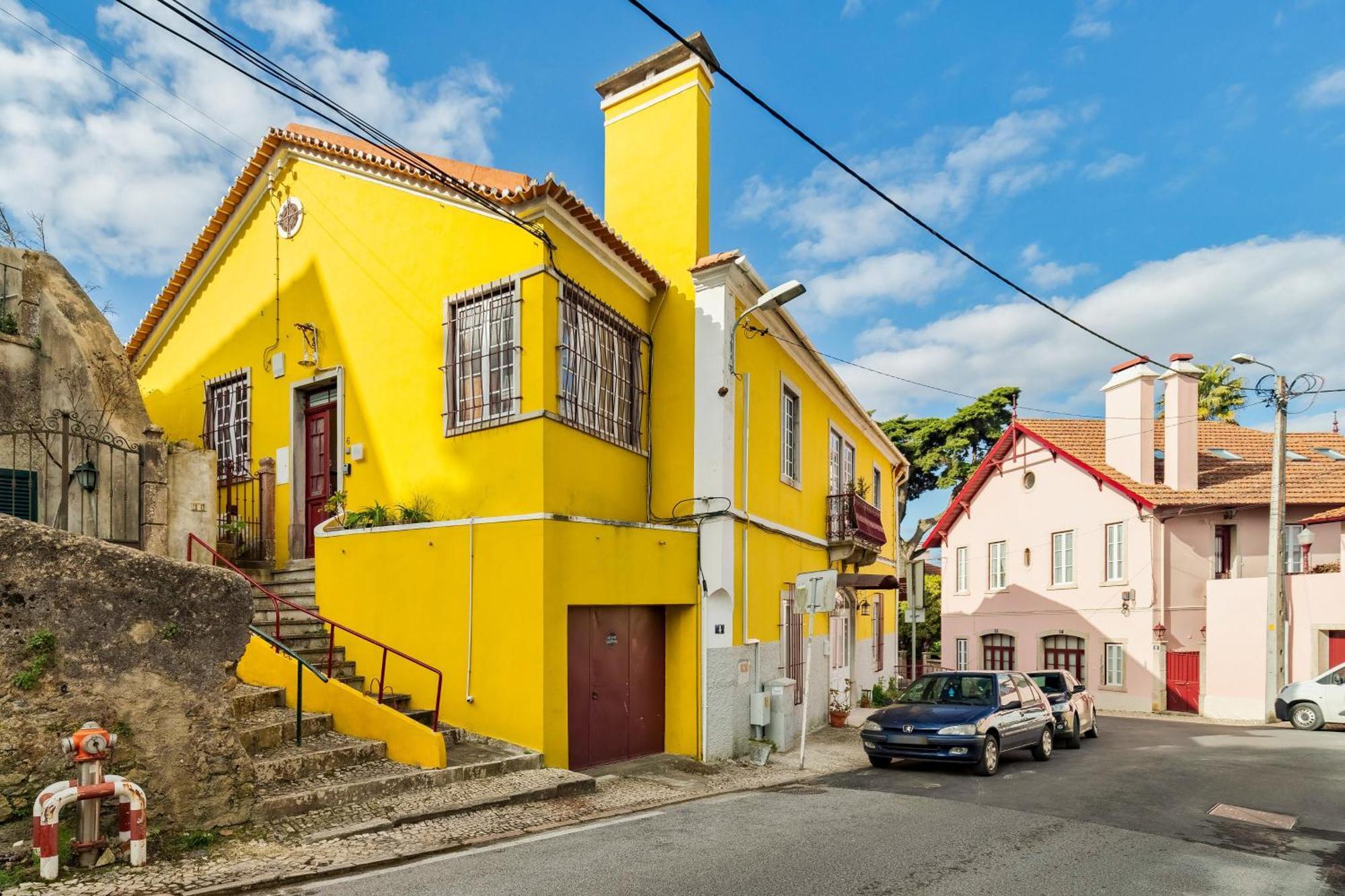 Appartamento A Casa Amarela De Sintra Esterno foto